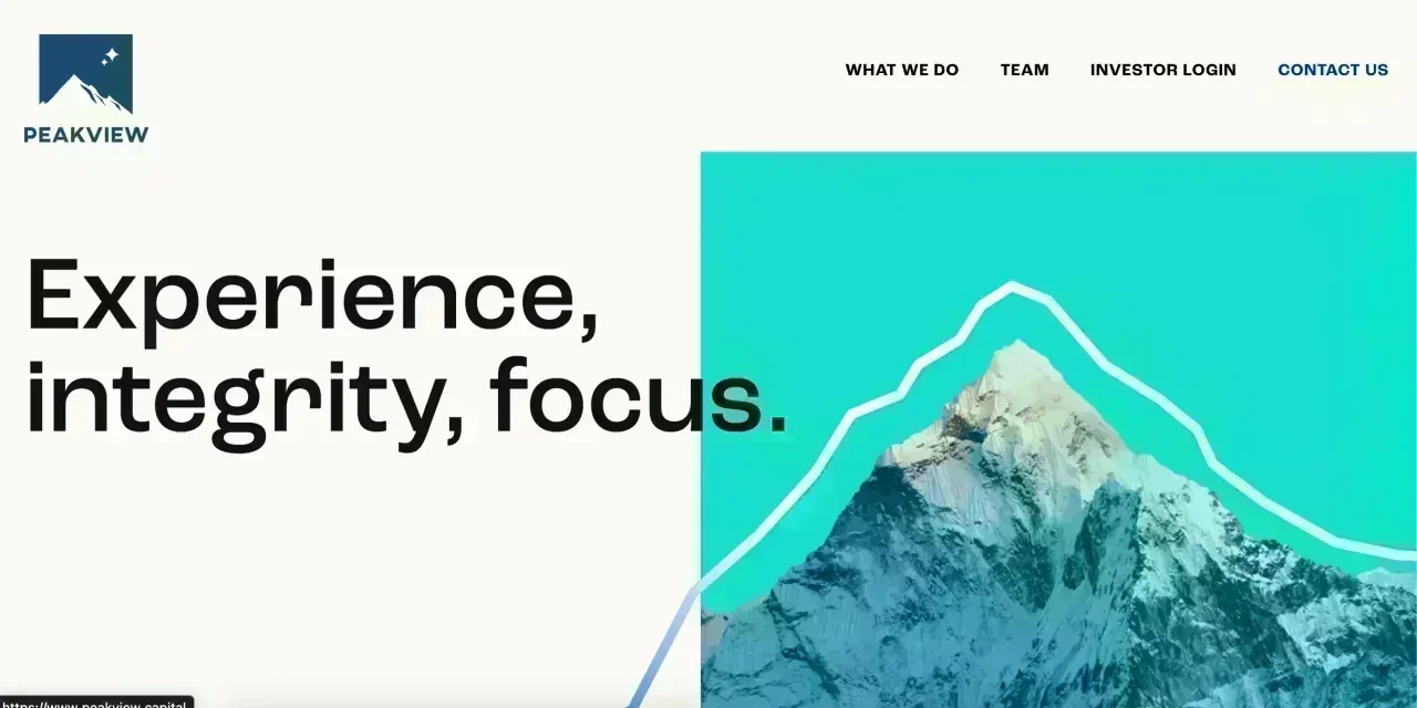 Peakview Capital - Investment Platform