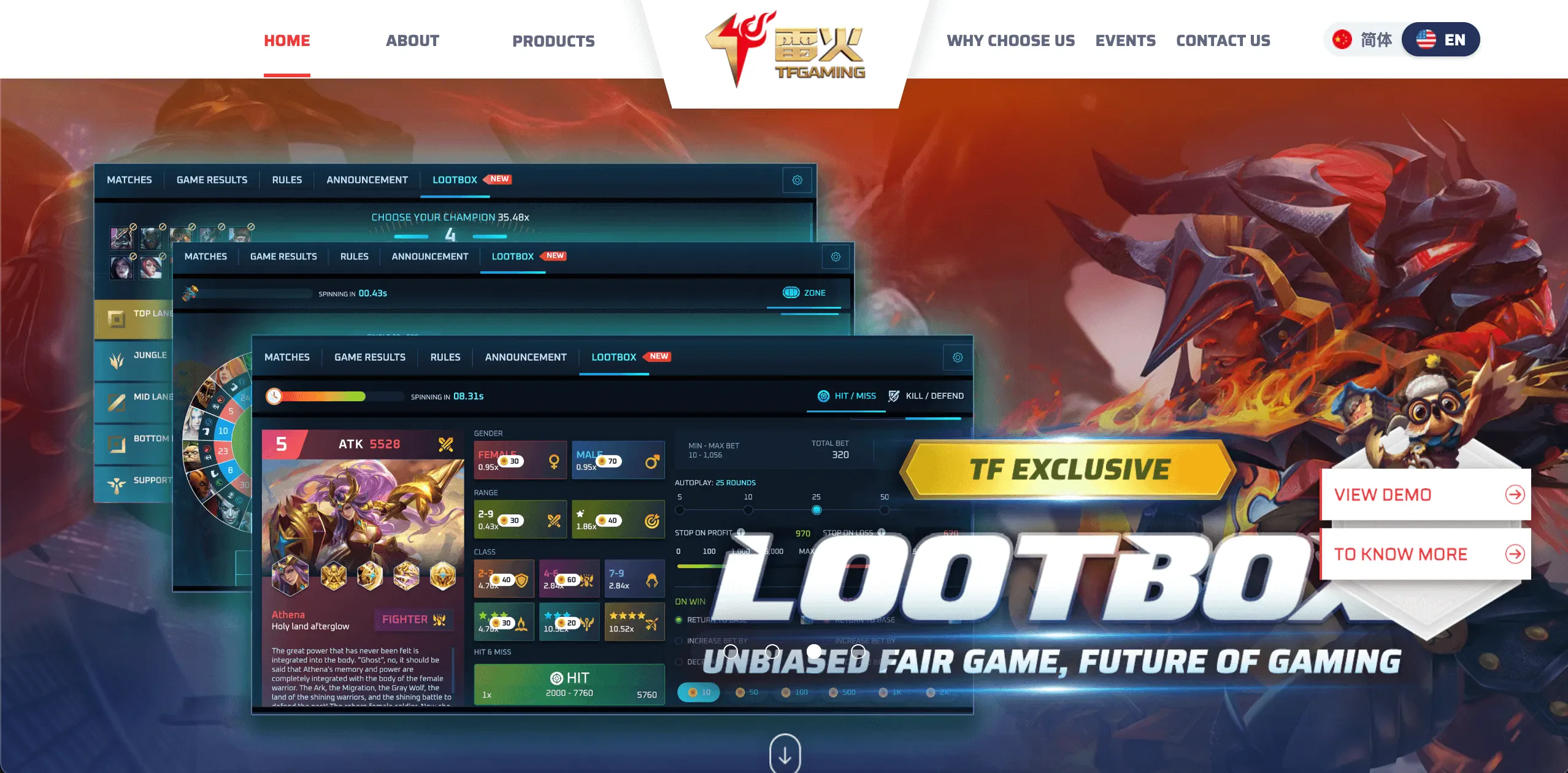 TFGaming - Gaming platform with modern UI/UX and interactive features - Web development project by CodeGrinders.tech